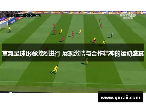 草滩足球比赛激烈进行 展现激情与合作精神的运动盛宴