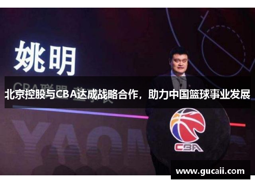 北京控股与CBA达成战略合作，助力中国篮球事业发展